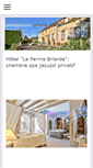 Mobile Screenshot of la-ferme-briarde.com